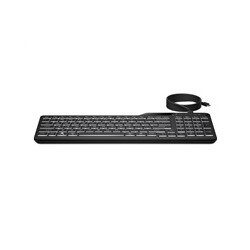 HP 400 Backlit Wired Keyboard - drátová podsvícená klávesnice CZ/SK