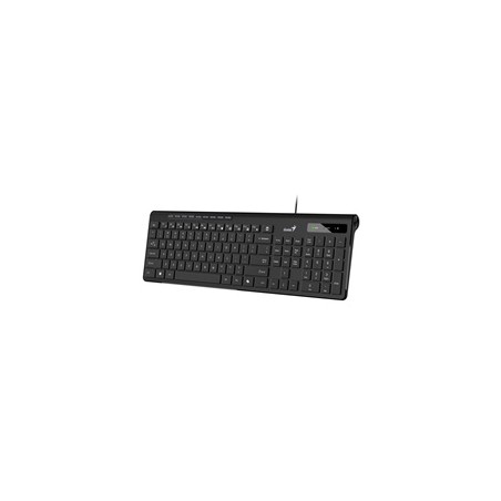 GENIUS klávesnice Slimstar 230 II, Drátová, USB, černá, CZ+SK layout