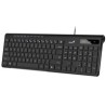 GENIUS klávesnice Slimstar 230 II, Drátová, USB, černá, CZ+SK layout