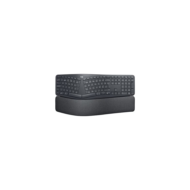 Logitech ERGO K860 for Business/Bezdrátová USB + Bluetooth/US layout/Černá