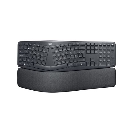 Logitech ERGO K860 for Business/Bezdrátová USB + Bluetooth/US layout/Černá