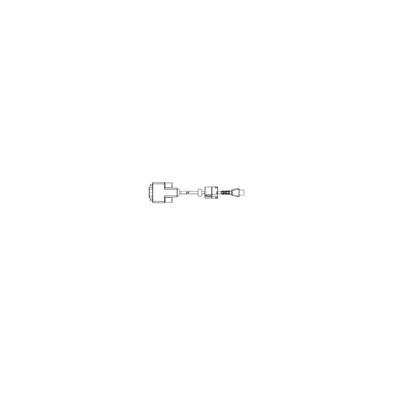 KIT ACC QLn/ZQ6 Serial Cable, 6' (with strain relief) PC-DB9