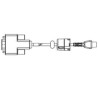 KIT ACC QLn/ZQ6 Serial Cable, 6' (with strain relief) PC-DB9