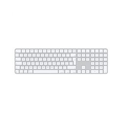 Apple Magic Keyboard (2024) w Touch ID and Numeric Keypad - Czech - White Keys