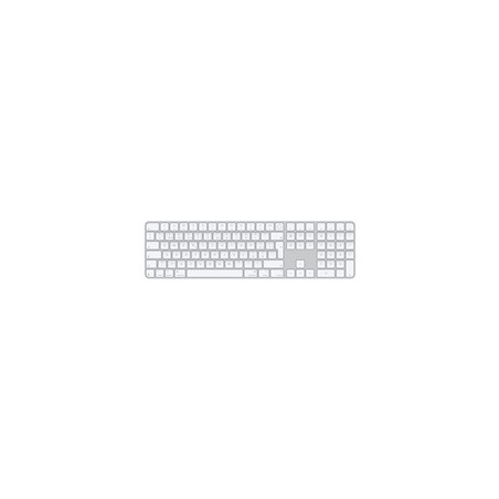Apple Magic Keyboard (2024) w Touch ID and Numeric Keypad - Czech - White Keys