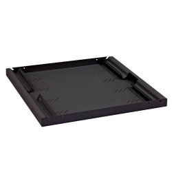 TRITON Police s perforací 19", 1U/150mm, nosnost 15kg, černá