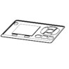 Kit, Nameplate for models without LCD, ZD620D