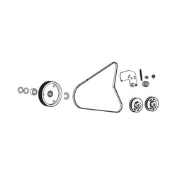 Kit Rewind Drive System (includes pulleys and belt for all dpi) ZT600 Series
