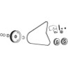 Kit Rewind Drive System (includes pulleys and belt for all dpi) ZT600 Series