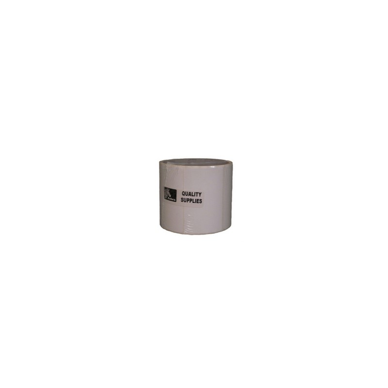 Label, Polyetherimide, 41.3x6.35mm Thermal Transfer, Z-Supreme 3100T White, Acrylic Adhesive, 76.2mm Core, Sample