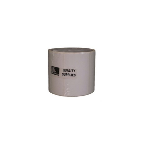 Label, Polyetherimide, 41.3x6.35mm Thermal Transfer, Z-Supreme 3100T White, Acrylic Adhesive, 76.2mm Core, Sample