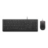LENOVO klávesnice Essential Wired USB Keyboard + Mouse Set - USB, černá