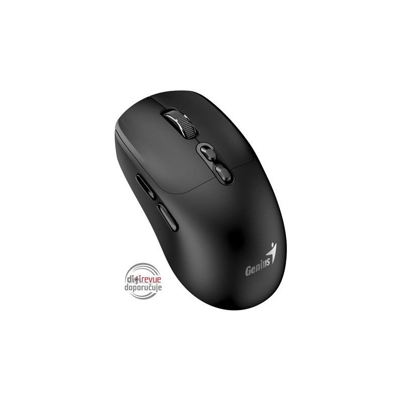 GENIUS myš NX-8080S BT/ duální Bluetooth + 2,4GHz/ 1600 dpi/ Copilot/ bezdrátová/ tichá/ černá