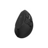 Vertikální bezdrátová myš Natec EUPHONIE PRO/Vertikální/Blue Sense/Pro praváky/4 000 DPI/USB+BT/Čern