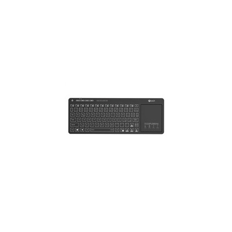 C-TECH Klávesnice WLTK-03, Bezdrátová, Touchpad, černá