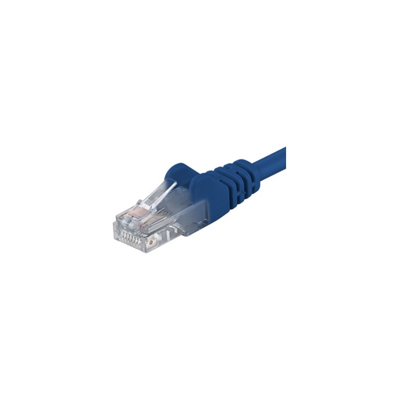 Patch kabel UTP RJ45-RJ45 level 5e 7m modrá