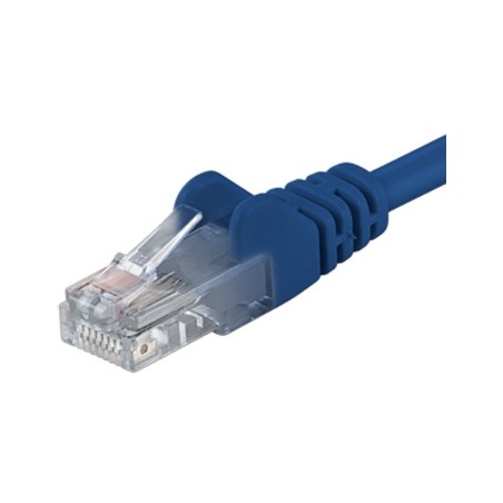 Patch kabel UTP RJ45-RJ45 level 5e 7m modrá