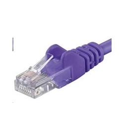 PREMIUMCORD Patch kabel UTP RJ45-RJ45 CAT5e 3m fialová