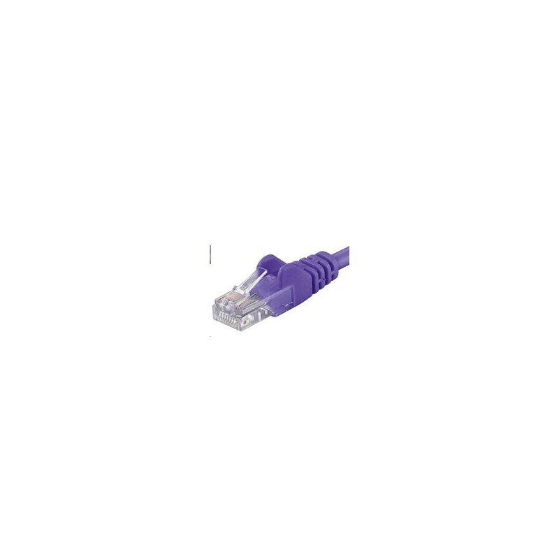 PREMIUMCORD Patch kabel UTP RJ45-RJ45 CAT5e 3m fialová