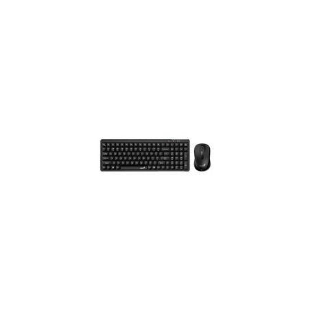 GENIUS set klávesnice + myš LuxeMate Q8100, Bezdrátový set, CZ+SK, černá