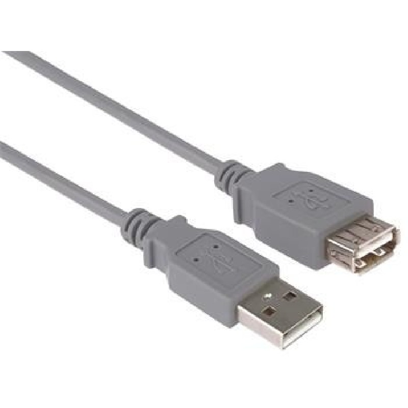 PremiumCord USB 2.0 kabel prodlužovací, A-A, 20cm
