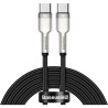Baseus Datový kabel Cafule USB-C/USB-C 2m 100W černý
