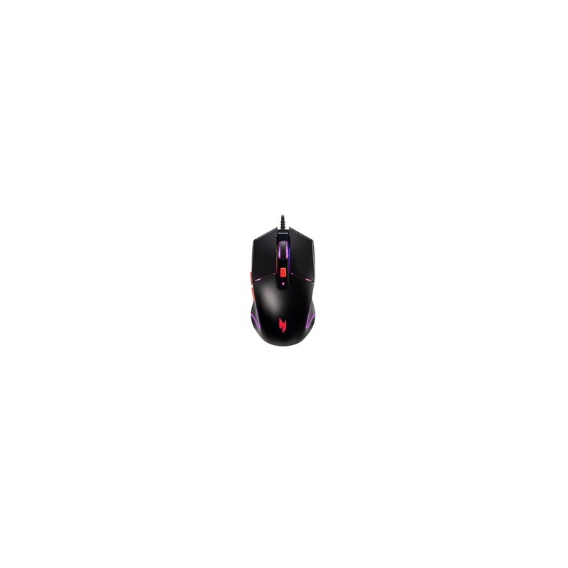 ACER drátová myš Nitro Gaming Mouse 100 (NMW100),7200dpi,6 tlačítek,125Hz,60 IPS,RGB,USB-A,Černá