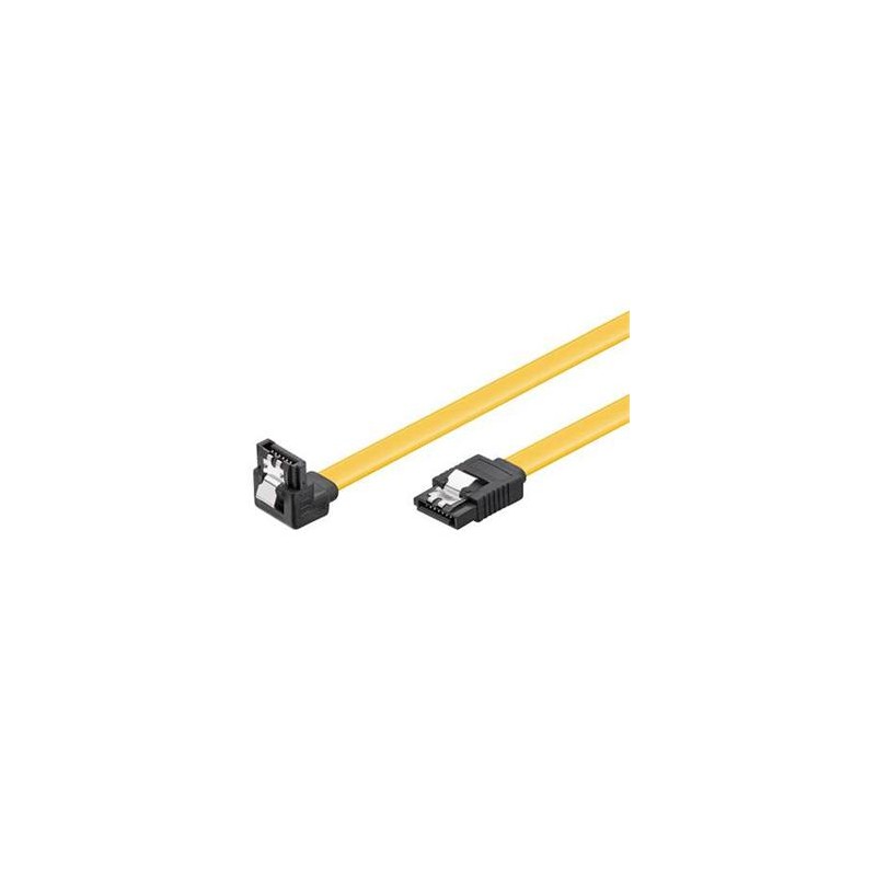 PremiumCord SATA 3.0 datový kabel, 6GBs, 90°, 0,7m