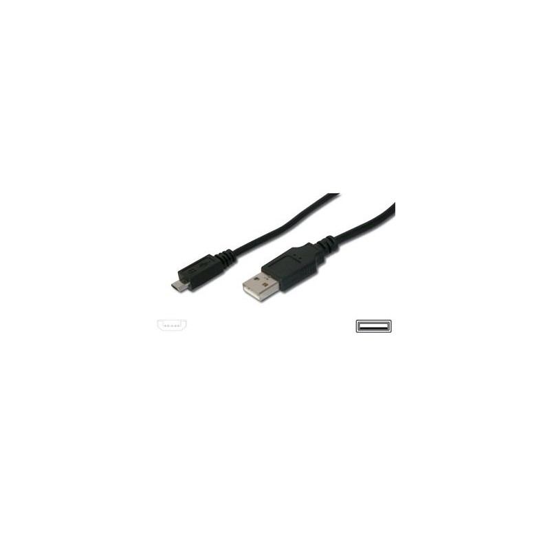 PREMIUMCORD Kabel micro USB 2.0, A-B 1,5m kabel navržený pro rychlé nabíjení