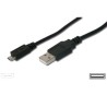 PREMIUMCORD Kabel micro USB 2.0, A-B 1,5m kabel navržený pro rychlé nabíjení