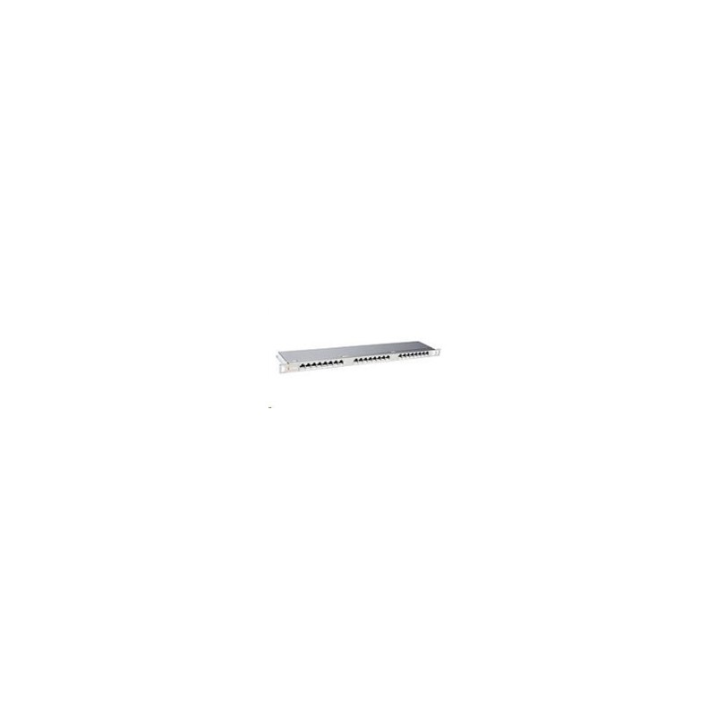 Solarix Patch panel 24xRJ45 CAT6 STP s vyvazovací lištou 0,5U