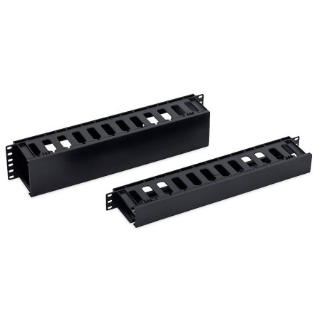 TRITON 19" vyvazovací panel 2U plastový, černá