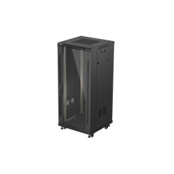 Stojanový rack 19" 27U/600x600 flat pack black
