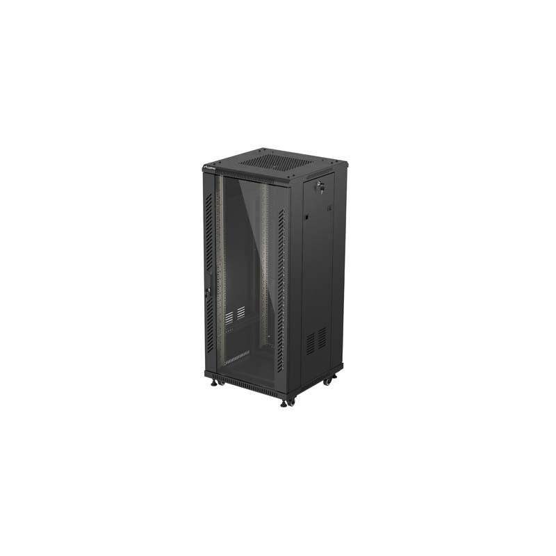 Stojanový rack 19" 27U/600x600 flat pack black