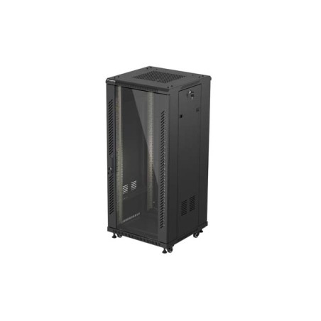 Stojanový rack 19" 27U/600x600 flat pack black
