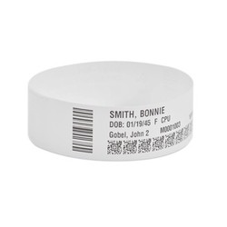 Wristband, Polyester, 1x11in (25.4x279.4mm) Thermal transfer, Z-Band 4000, Adhesive closure, 1in (25.4mm) core, 265/roll, 3/box