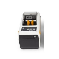 Direct Thermal Printer ZD611, Healthcare 203 dpi, USB, USB Host, Ethernet, BTLE5, Cutter, EU and UK Cords, Swiss Font, EZPL
