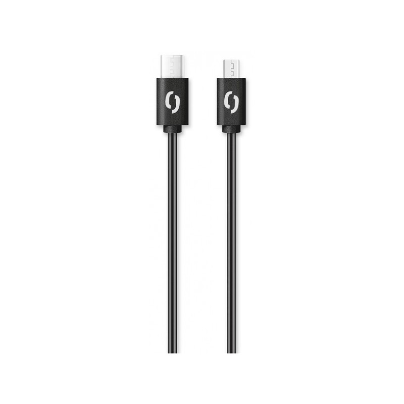 ALIGATOR Datový kabel POWER 3A, USB-C/microUSB černý