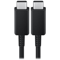 Cable Samsung EP-DX510 - USB cable black, 1.8 m - 24 pin USB-C (M) to 24 pin USB-C (M), EU