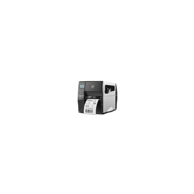 DT Printer ZT230 203 dpi, Euro and UK cord, Serial, USB, Int 10/100, Peel