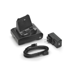 1-slot printer docking cradle ZQ300 Series Includes type A to Type C USB Cable and AC to USB Adapter with US power plug