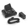 1-slot printer docking cradle ZQ300 Series Includes type A to Type C USB Cable and AC to USB Adapter with US power plug