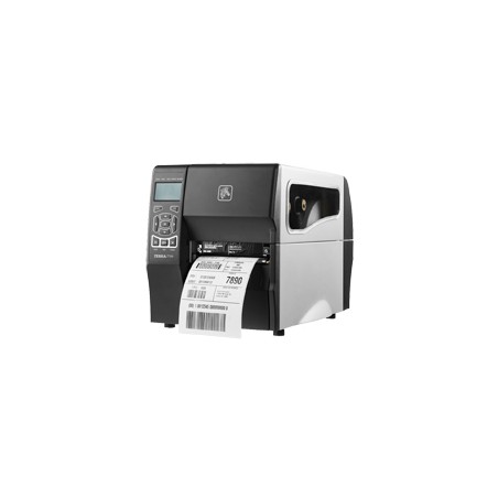 DT Printer ZT230 203 dpi, Euro and UK cord, Serial, USB, Int 10/100, Liner take up w/ peel