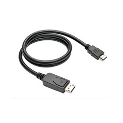 C-TECH kabel DisplayPort/HDMI, 2m, černý