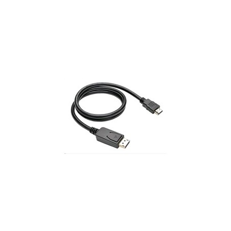 C-TECH kabel DisplayPort/HDMI, 2m, černý