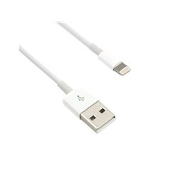C-TECH kabel USB 2.0 Lightning (IP5 a vyšší) nabíjecí a synchronizační kabel, 1m, bílý