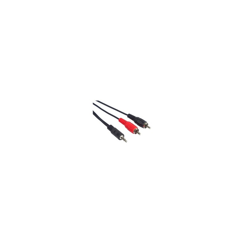 PremiumCord kabel Jack 3.5mm - 2xCINCH, M/M, 1,5m