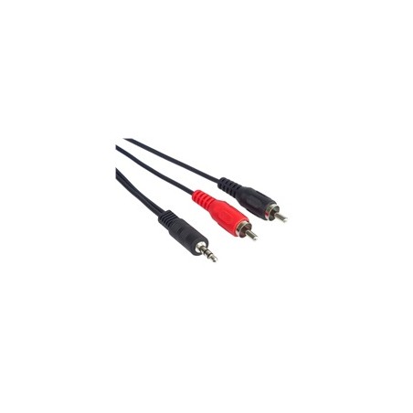 PremiumCord kabel Jack 3.5mm - 2xCINCH, M/M, 1,5m