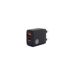 Our pure planet Wall Charger 1 USB + 1 USBC UK/Port 30W