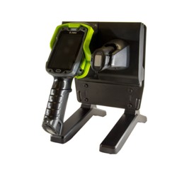 Zebra TC8X DPM Single Slot USB Cradle, W/SPARE Battery Charger, Allows Charging One Device And One SPARE Battery. Allows USB